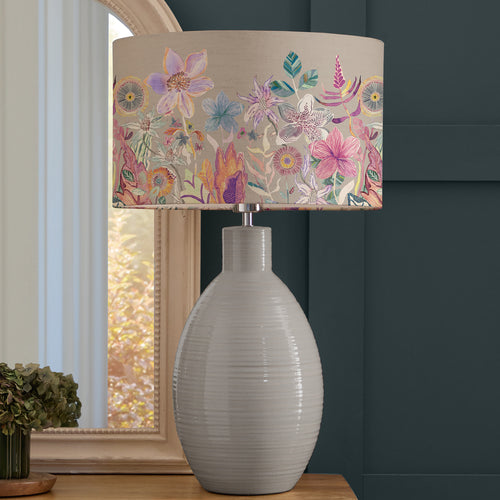 Floral Blue Lighting - Primrose Eva & Epona Complete Table Lamp Duck/Haze Voyage Maison