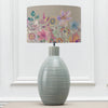 Floral Blue Lighting - Primrose Eva & Epona Complete Table Lamp Duck/Haze Voyage Maison