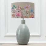 Floral Blue Lighting - Primrose Eva & Epona Complete Table Lamp Duck/Haze Voyage Maison