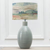  Lighting - Russet Shores Eva & Epona Complete Table Lamp Duck Egg/Linen Voyage Maison