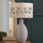 Floral Blue Lighting - Thistle Glen Eva & Epona Complete Table Lamp Duck/Linen Voyage Maison