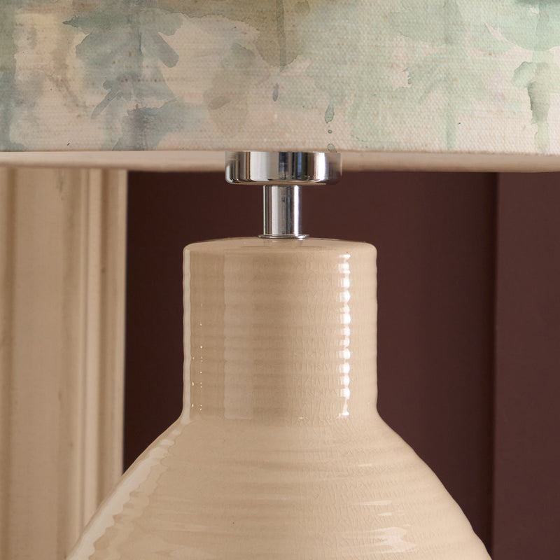 Animal Cream Lighting - Wilderness Eva & Epona Complete Table Lamp Cream/Topaz Voyage Maison