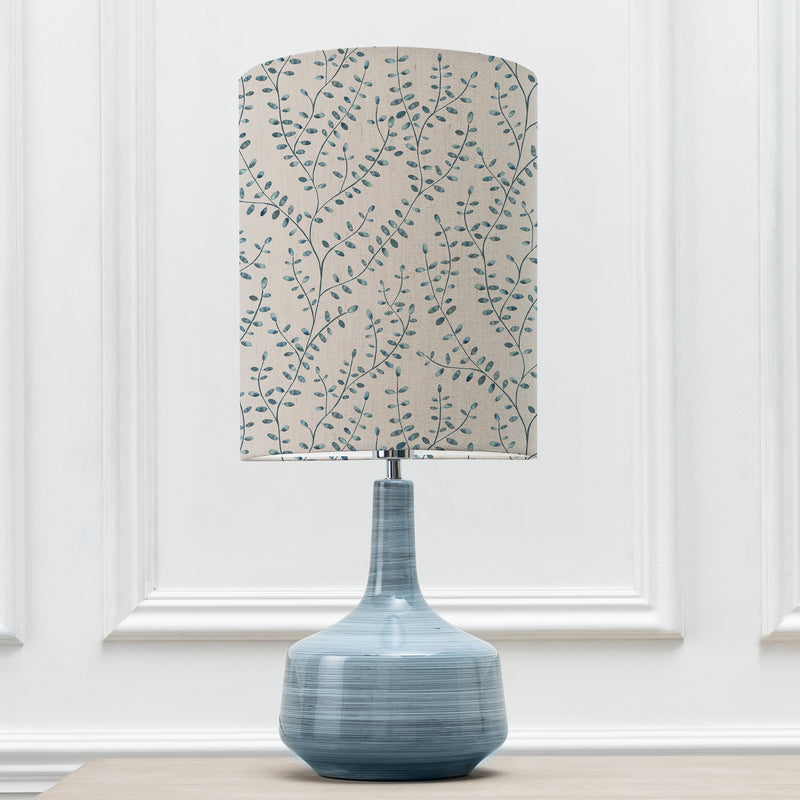 Floral Blue Lighting - Eden Anna & Eris Complete Table Lamp Cobalt/Ocean Additions