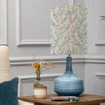 Floral Blue Lighting - Eden Anna & Eris Complete Table Lamp Cobalt/Ocean Additions