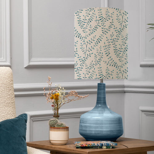 Floral Blue Lighting - Eden Anna & Eris Complete Table Lamp Cobalt/Ocean Additions