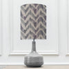 Abstract Grey Lighting - Savannah Anna & Eris Complete Table Lamp Slate/Violet Additions