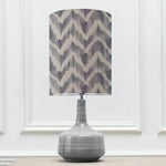 Abstract Grey Lighting - Savannah Anna & Eris Complete Table Lamp Slate/Violet Additions