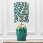 Floral Blue Lighting - Eucalypt  & Rowan Anna  Complete Table Lamp Aqua Additions