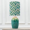 Abstract Blue Lighting - Savannah Anna & Eucalypt Complete Table Lamp Aqua/Isla Additions