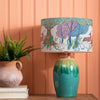 Animal Blue Lighting - Eucalypt  & Willow Woods Eva  Complete Table Lamp Aqua/Linen Voyage Maison