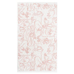 furn. Everybody Abstract Jacquard Towels in Blush