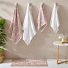 furn. Everybody Abstract Jacquard Towels in Blush