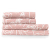 furn. Everybody Abstract Jacquard Towels in Blush