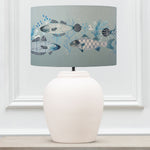 Animal White Lighting - Barbeau Eva & Evora Complete Table Lamp Ecru/Seafoam Voyage Maison