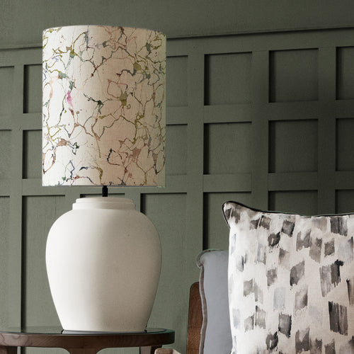 Abstract White Lighting - Carrara Anna & Evora Complete Table Lamp Ecru/Meadow Additions