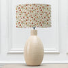 Floral Orange Lighting - Fresia Eva & Epona Complete Table Lamp Linen Voyage Maison