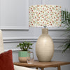 Floral Orange Lighting - Epona & Fresia Complete Table Lamp Linen Voyage Maison