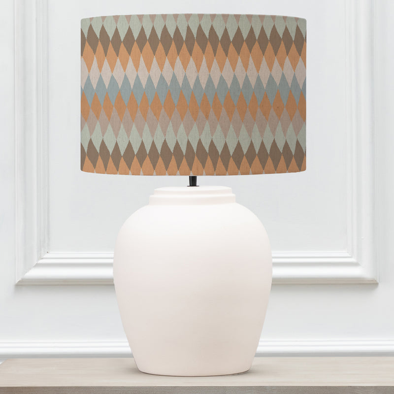 Abstract White Lighting - Mesa Eva & Evora Complete Table Lamp Ecru/Granite Voyage Maison