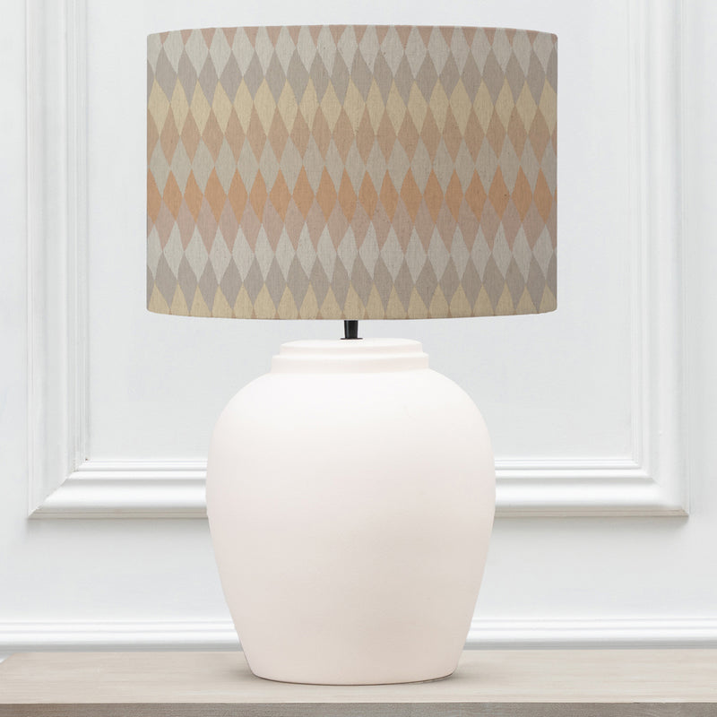 Abstract White Lighting - Evora  & Mesa Eva  Complete Table Lamp Ecru/Sand Voyage Maison