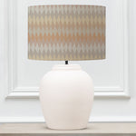 Abstract White Lighting - Mesa Eva & Evora Complete Table Lamp Ecru/Sand Voyage Maison