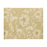 Animal Gold Kitchen - Gold Stag Digitally Printed Table Runner + Placemat Gold Paoletti