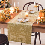 Animal Gold Kitchen - Gold Stag Digitally Printed Table Runner + Placemat Gold Paoletti