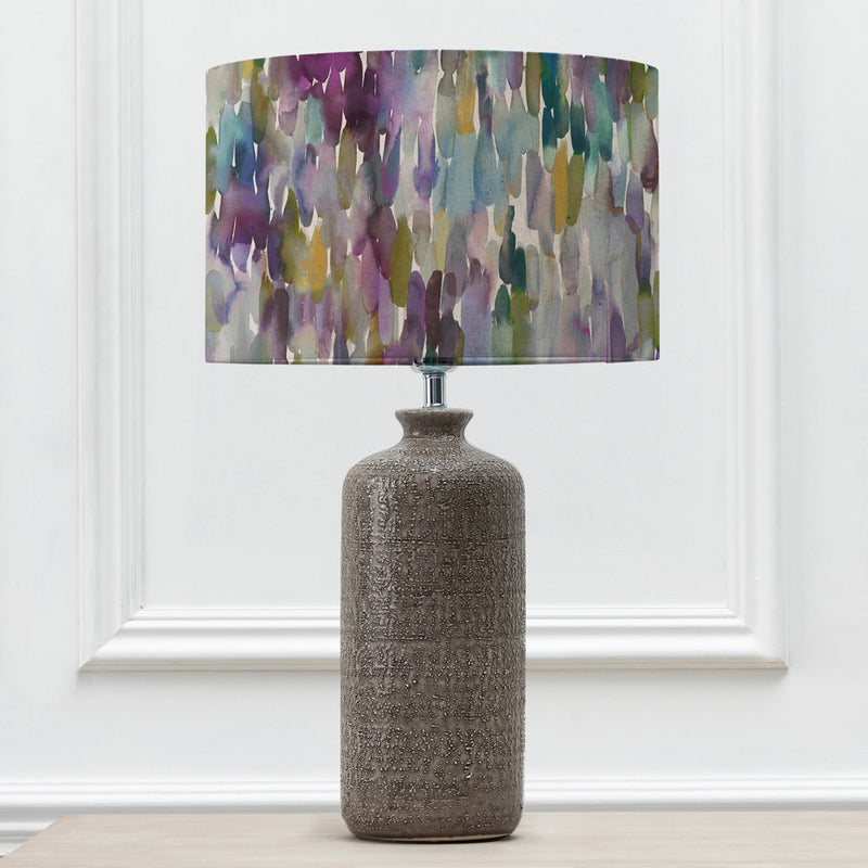 Abstract Grey Lighting - Inopia   & Azima Eva  Complete Table Lamp Grey/Indigo Voyage Maison