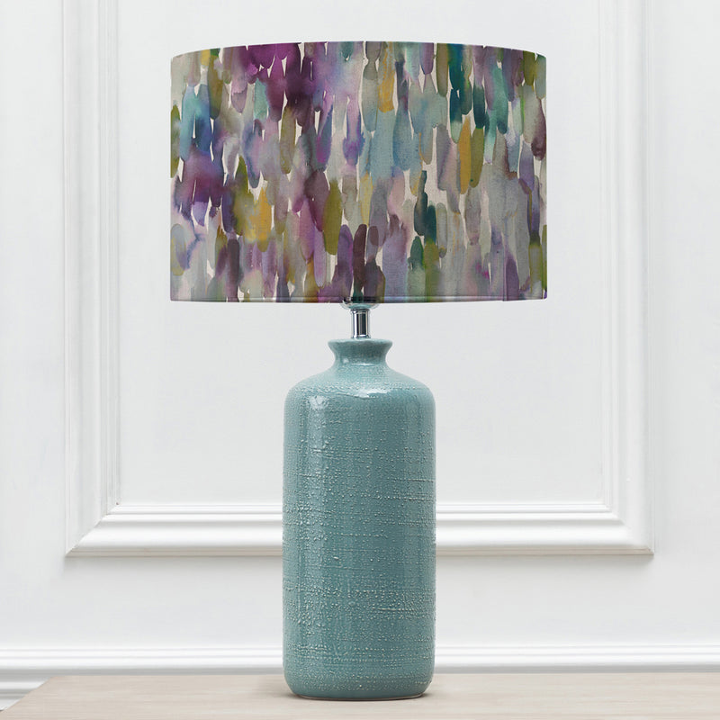 Abstract Blue Lighting - Inopia   & Azima Eva  Complete Table Lamp Teal/Indigo Voyage Maison