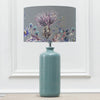 Floral Blue Lighting - Elysium Eva & Inopia Complete Table Lamp Teal/Sapphire Voyage Maison