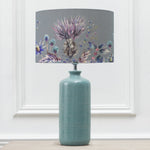 Floral Blue Lighting - Elysium Eva & Inopia Complete Table Lamp Teal/Sapphire Voyage Maison