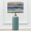 Abstract Blue Lighting - Inopia   & Fjord Eva  Complete Table Lamp Teal/Loch Voyage Maison