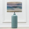 Abstract Blue Lighting - Fjord Eva & Inopia Complete Table Lamp Teal/Loch Voyage Maison