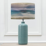 Abstract Blue Lighting - Fjord Eva & Inopia Complete Table Lamp Teal/Loch Voyage Maison