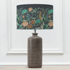 Floral Grey Lighting - Fortazela Eva & Inopia Complete Table Lamp Grey/Sapphire Voyage Maison