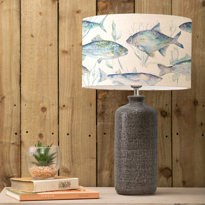 Animal Grey Lighting - Inopia   & Ives Waters Eva  Complete Table Lamp Grey/Marine Voyage Maison