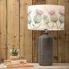 Floral Grey Lighting - Inopia   & Thistle Glen Eva  Complete Table Lamp Grey/Linen Voyage Maison