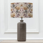 Floral Grey Lighting - Varys Eva & Inopia Complete Table Lamp Grey/Gold Voyage Maison