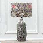 Floral Grey Lighting - Jadis  & Acanthis Eva  Complete Table Lamp Grey/Bronze Voyage Maison