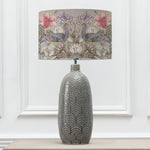 Floral Grey Lighting - Acanthis Eva & Jadis Complete Table Lamp Grey/Bronze Voyage Maison