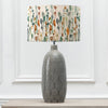 Abstract Grey Lighting - Jadis  & Arley Eva  Complete Table Lamp Grey/Peridot Voyage Maison