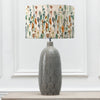 Abstract Grey Lighting - Arley Eva & Jadis Complete Table Lamp Grey/Peridot Voyage Maison