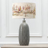 Animal Grey Lighting - Caledonian Forest Eva & Jadis Complete Table Lamp Grey/Linen Voyage Maison