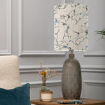 Abstract Grey Lighting - Jadis  & Carrara Anna  Complete Table Lamp Grey/Frost Additions