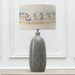 Animal Grey Lighting - Jadis  & Come By Eva  Complete Table Lamp Grey/Linen Voyage Maison