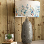 Abstract Grey Lighting - Jadis  & Coral Reef Eva  Complete Table Lamp Grey/Cobalt Voyage Maison