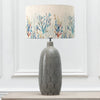 Abstract Grey Lighting - Coral Reef Eva & Jadis Complete Table Lamp Grey/Cobalt Voyage Maison