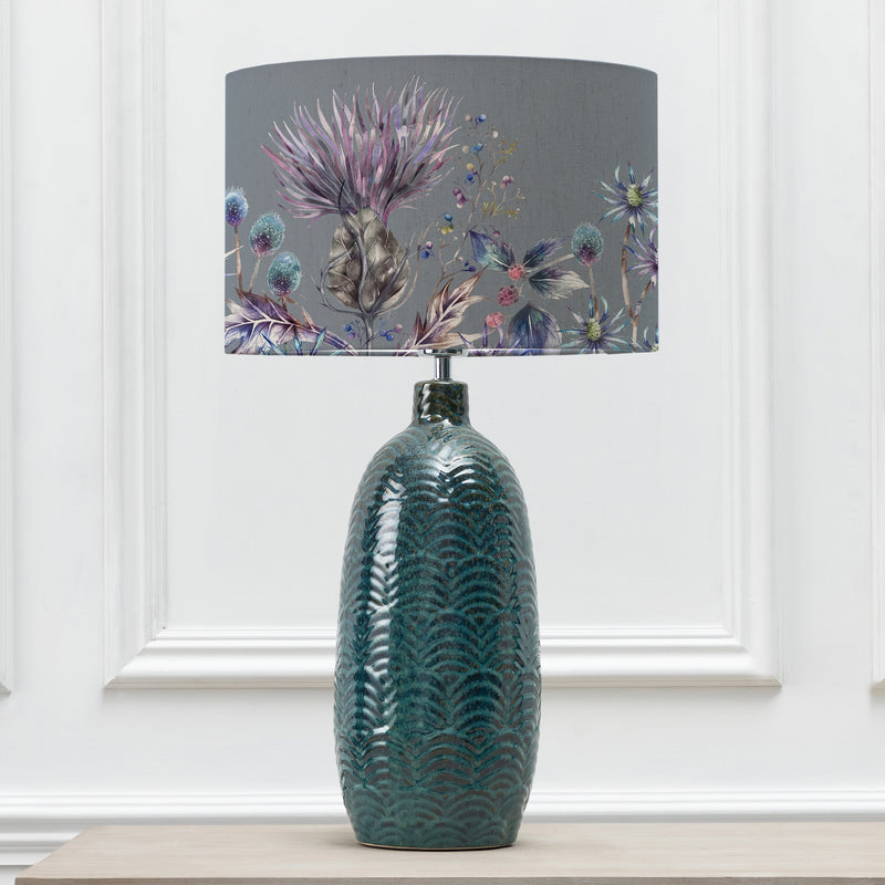 Floral Blue Lighting - Elysium Eva & Jadis Complete Table Lamp Aqua/Sapphire Voyage Maison