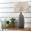 Animal Grey Lighting - Enchanted Forest Eva & Jadis Complete Table Lamp Grey/Forest Voyage Maison