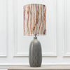 Abstract Grey Lighting - Falls Anna & Jadis Complete Table Lamp Grey/Ironstone Additions
