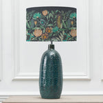 Floral Blue Lighting - Jadis  & Fortazela Eva  Complete Table Lamp Aqua/Sapphire Voyage Maison